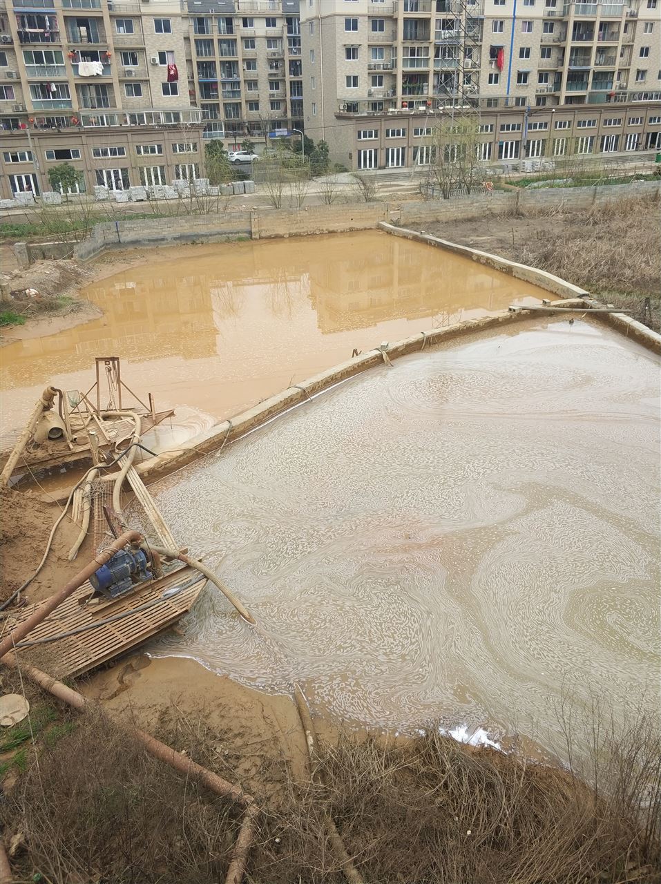 安龙沉淀池淤泥清理-厂区废水池淤泥清淤
